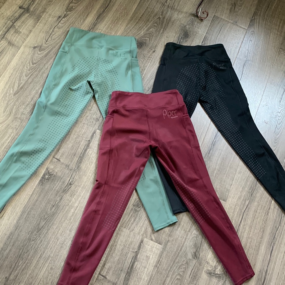 Piper riding tights 3 pairs size small